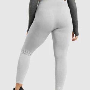 Gymshark Vital Seamless Leggings - Light Grey Marl